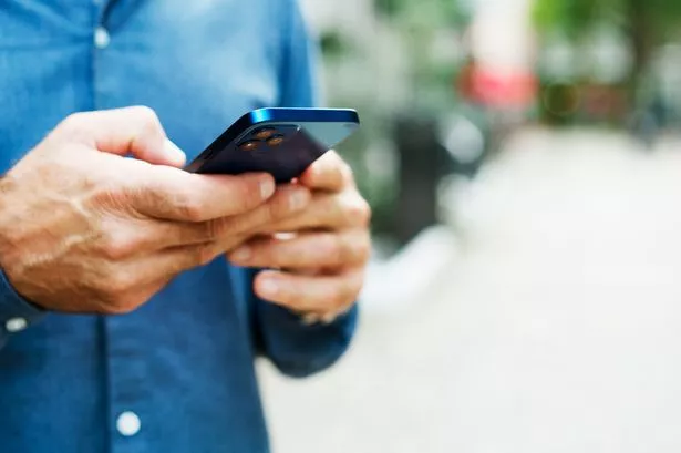 Man on phone