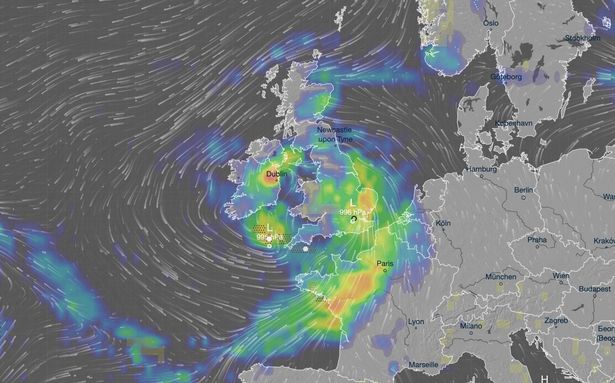 Rain is expected for most of the UK, heaviest across Southeast of England