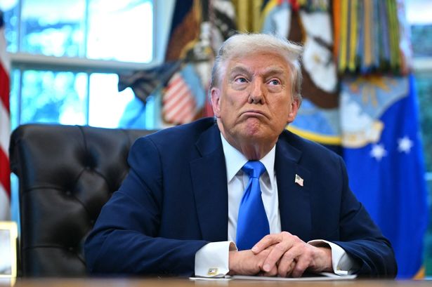 Donald Trump in the Oval Office
