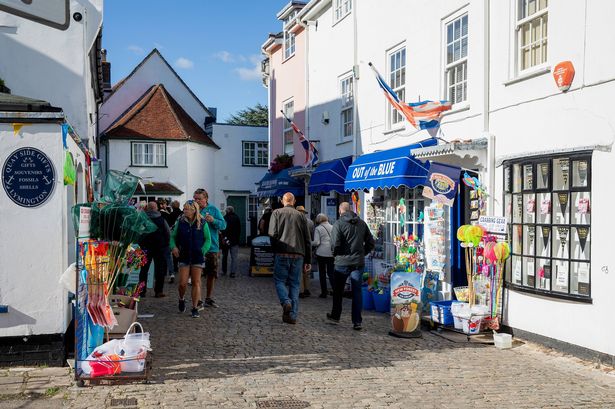HAMPSHIRE-ENGLAND - SEPTEMBER 27: People shopping in the village of Lymington in the New Forest on September 27, 2020 in Hampshire, England. (Photo by Jo Hale/Getty Images)