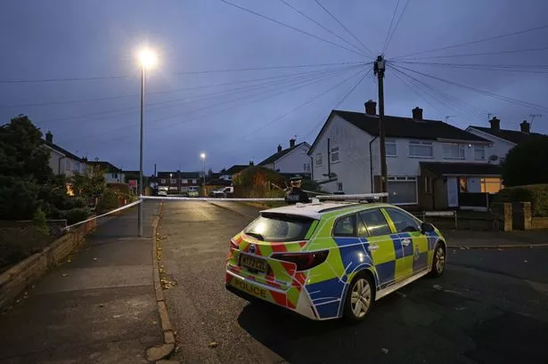 Police scene in Pensby