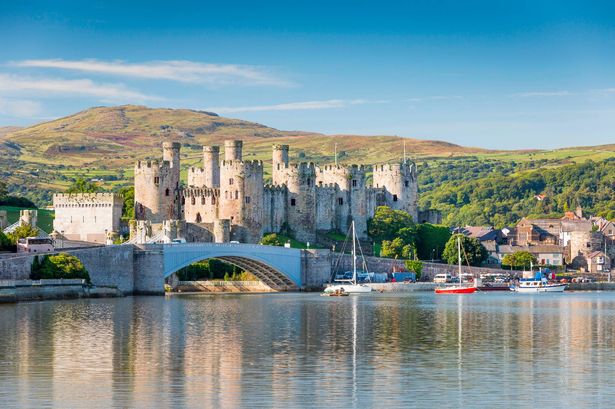 Conwy Castle across the Conwy River