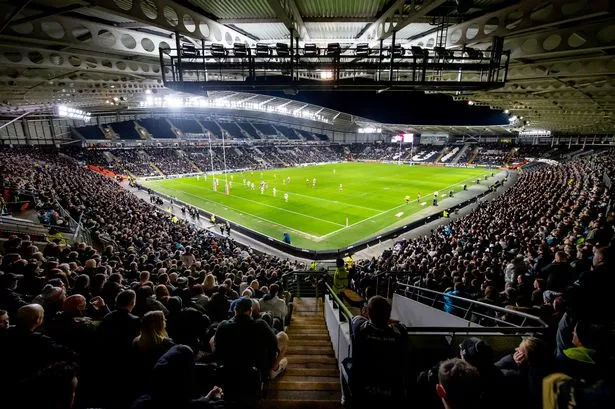 Hull FC vs Wigan at the MKM Stadium. 
