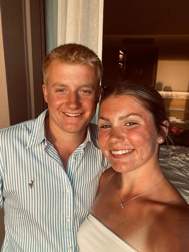 Tributes have been paid to Harley, pictured here with his girlfriend