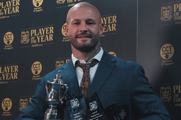 Zak Hardaker is Hull FC's triple Player of the Year.