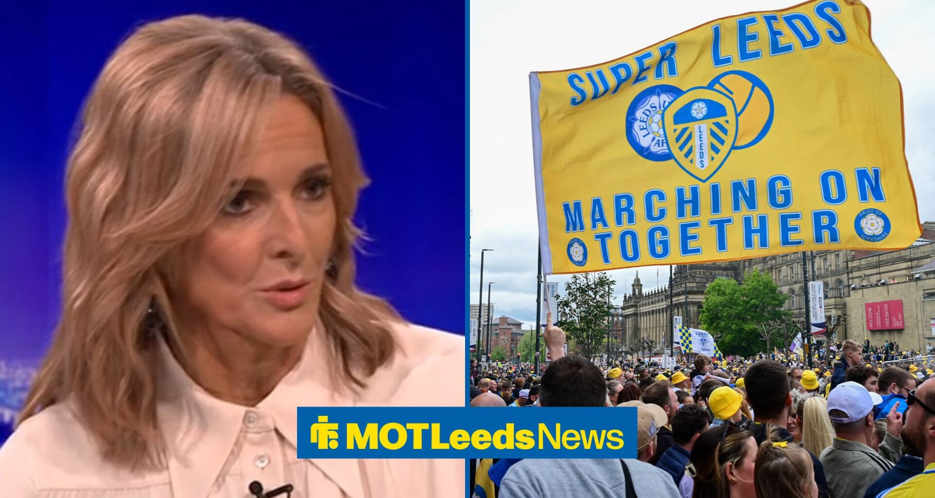 Gabby Logan shares what will 'cheer up Leeds fans' after what MOTD did to them