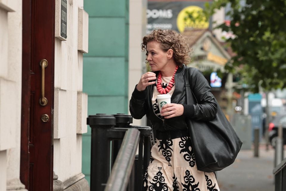 Fiona Donohoe, the mother of Noah Donohoe, at an earlier hearing (Liam McBurney/PA)