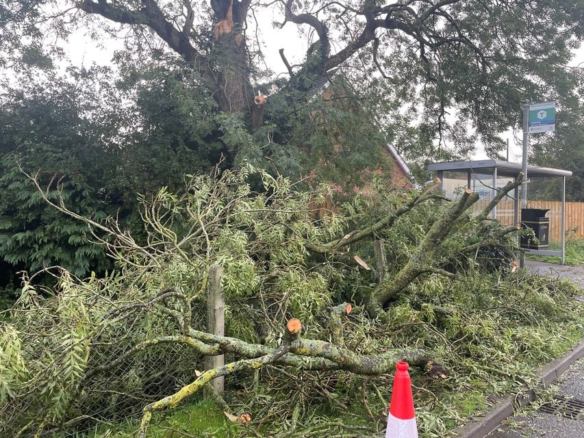 Storm Amy has caused widespread disruption (Jonathan McCambridge/PA)