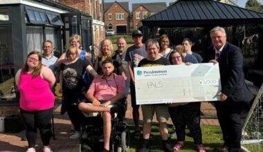 Bromborough charity receives £3,000 Persimmon Homes grant