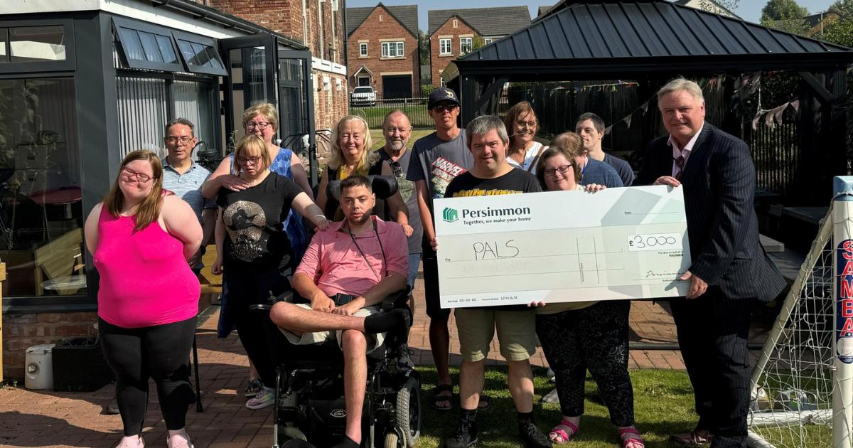 Bromborough charity receives £3,000 Persimmon Homes grant