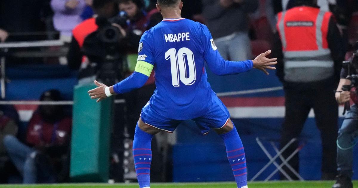 Kylian Mbappe nets for 10th-successive match as France ease to Azerbaijan win