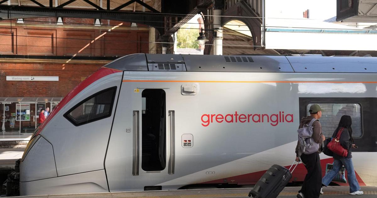 Two in five train journeys on public services after Greater Anglia nationalised