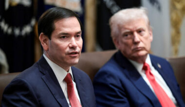 U.S. President Donald Trump attends a cabinet meeting, at the White House in Washington, D.C.,