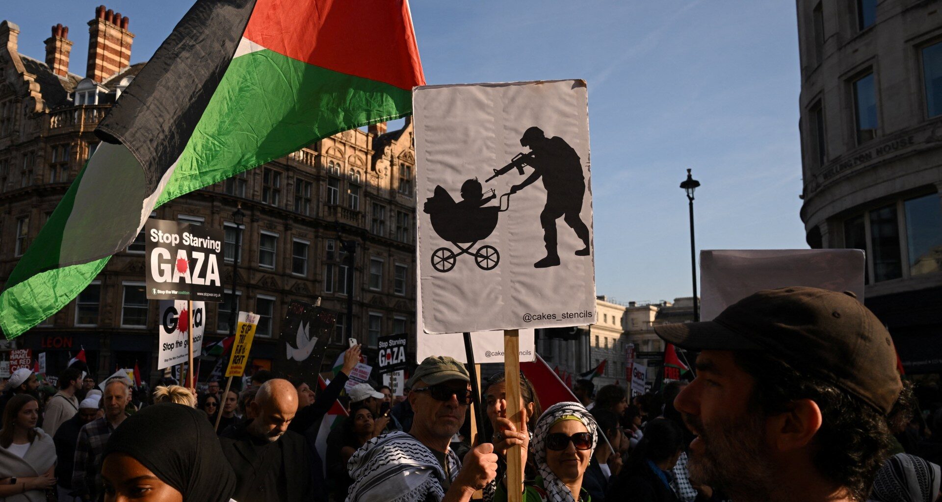 Relief, scepticism over Gaza ceasefire at pro-Palestine rally in London | Gaza News