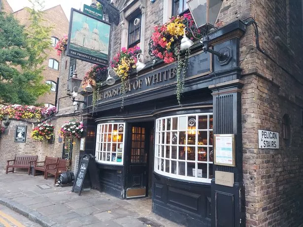 The Prospect of Whitby in Wapping dates back to the 1520s