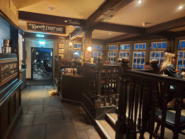 The atmospheric bar has the feel of a pirate ghost ship