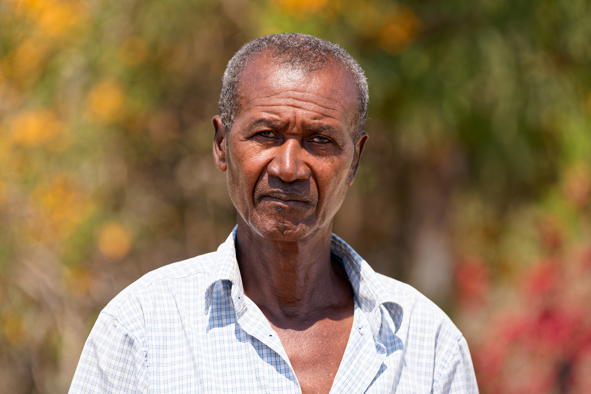An older man in Madagascar
