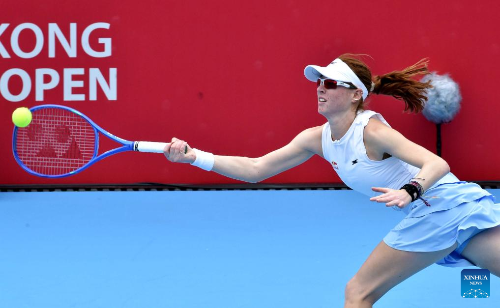 women's singles round of 16 matches at WTA Hong Kong Open-Xinhua