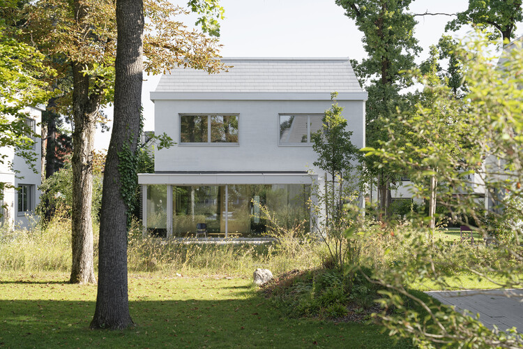 Modular Timber Residential Quarter Am Rathausplatz / kontektum architektur + Boschmann + Feth Architekten - Exterior Photography, Garden