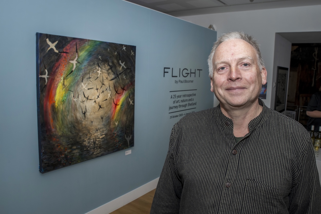 Artist Paul Bloomer’s work takes Flight at exhibition celebrating ’25 years of creativity’