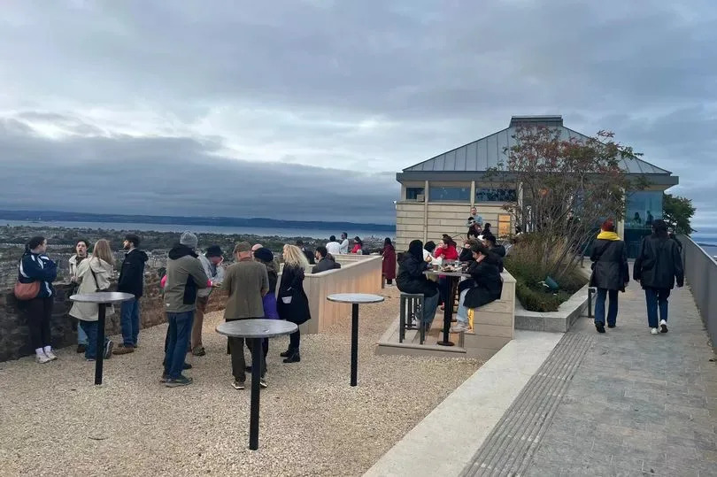 The cafe gives diners incredible panoramic views