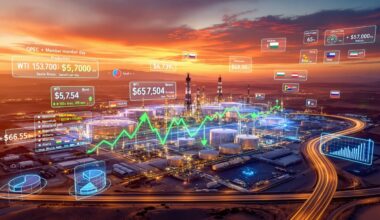 OPEC+ modest oil production increase visualization.