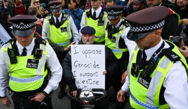 Activists arrested in London as actions begin