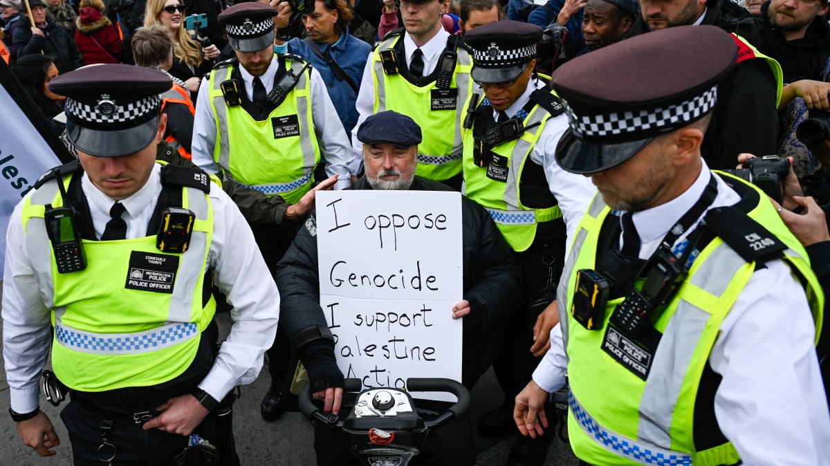 Activists arrested in London as actions begin