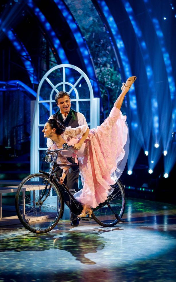 Amber Davies and Nikita Kuzmin on Strictly Come Dancing