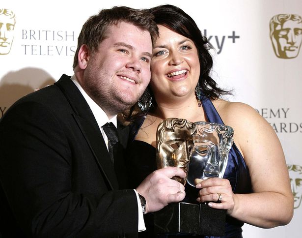 James Corden and Ruth Jones