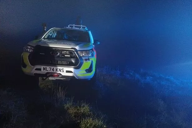 Mountain rescue teams were called to the scene
