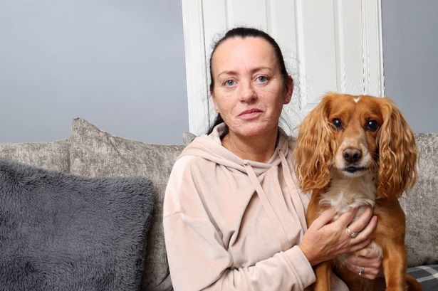 Tracy Jardine and her Spaniel Bailey 