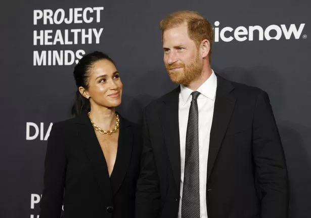 Harry and Meghan at a New York gala
