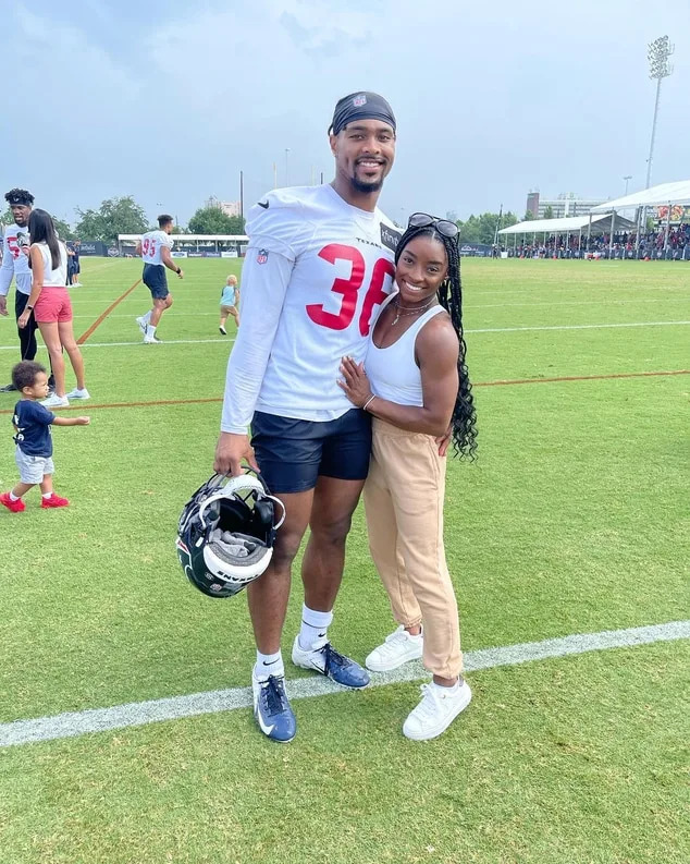 Jonathan Owens & Simone Biles