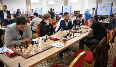 Serbia grabs sole lead in Open, Poland and Germany co-lead in Women’s section -#ETCC2025 – European Chess Union
