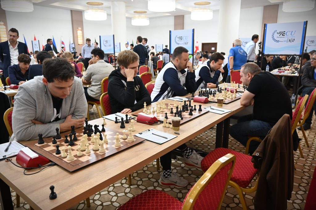 Serbia grabs sole lead in Open, Poland and Germany co-lead in Women’s section -#ETCC2025 – European Chess Union