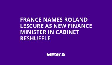 France Names Roland Lescure as New Finance Minister in Cabinet Reshuffle | Ukraine news