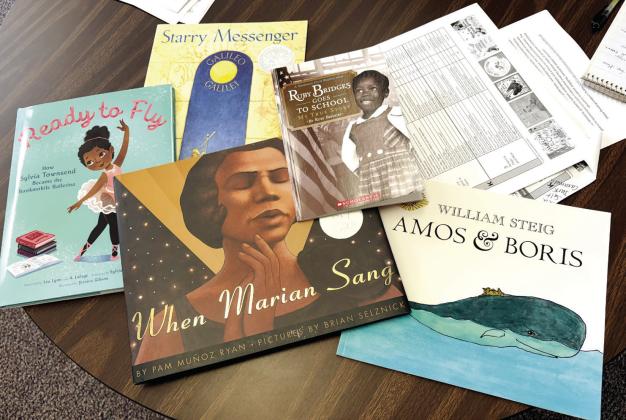 Curriculum books questioned include “Ready to Fly,” “Starry Messenger,” “When Marian Sang,” “Ruby Bridges Goes to School” and “Amos & Boris.” DEBBIE LURIE-SMITH/Staff