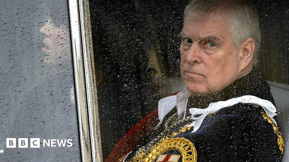 The Duke of York departs Westminster Abbey, London, following the Coronation of King Charles III