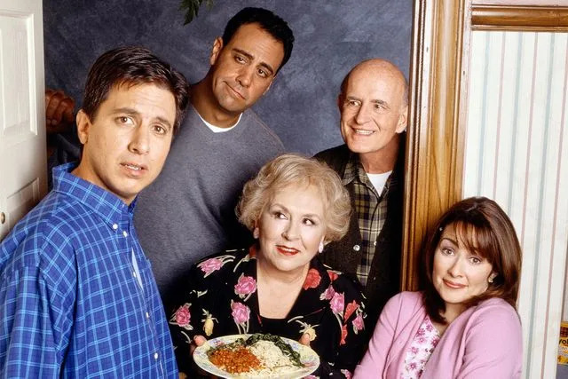 CBS via Getty Ray Romano, Brad Garrett, Doris Roberts, Peter Boyle, and Patricia Heaton on 'Everybody Loves Raymond'
