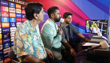 Kris Srikkanth, Abhinav Mukund and Anirudha Srikkanth do Tamil commentary