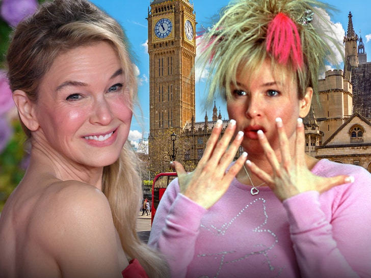 Renée Zellweger statue in london bridget jones getty everett collection 1