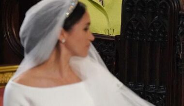 Meghan's absence of a Maid of Honour at her wedding left Clare Waight Keller, the designer of the dress, to...