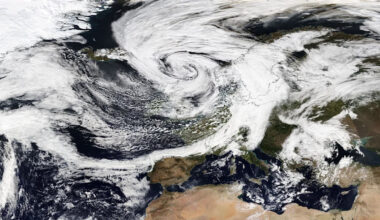Record-breaking Storm Amy hits the U.K. with ferocious winds