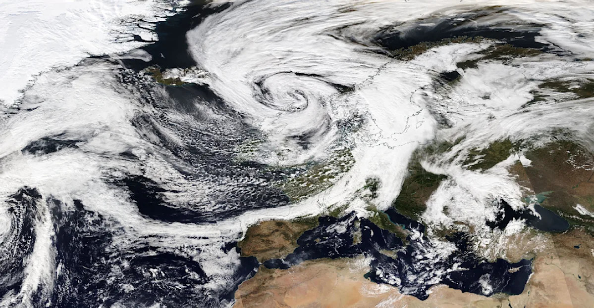 Record-breaking Storm Amy hits the U.K. with ferocious winds