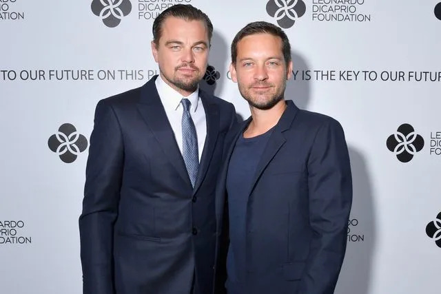 SPOT-LESE / BACKGRID Leonardo DiCaprio and Tobey Maguire in 2017