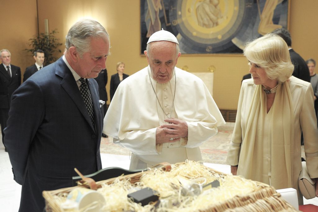 Charles and Camilla met with Pope Francis in April 2017