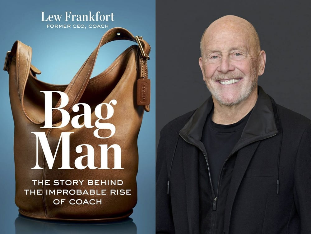 Coach launches ‘Bag Man,’ a memoir by Lew Frankfort.