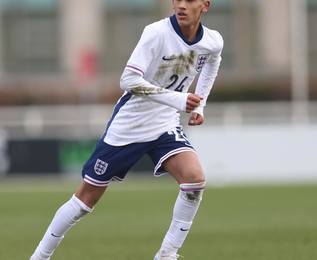 JJ Gabriel with the England u15s (Photo via Gabriel on Instagram)