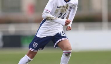 JJ Gabriel with the England u15s (Photo via Gabriel on Instagram)
